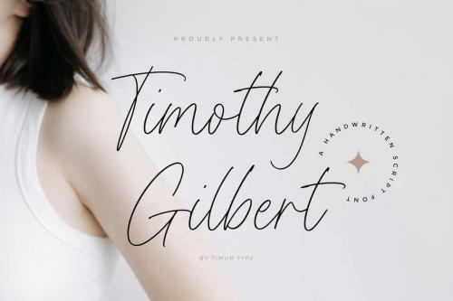 Timothy Gilbert - Handwritten Script font TT