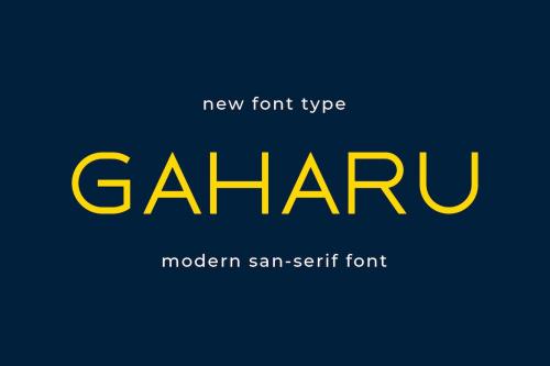 Gaharu San Serif Font