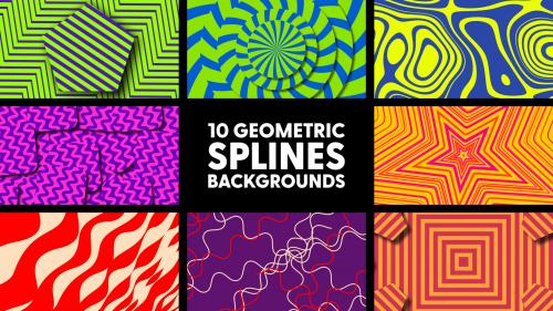 ArtList - Geometric Splines Backgrounds - 126802