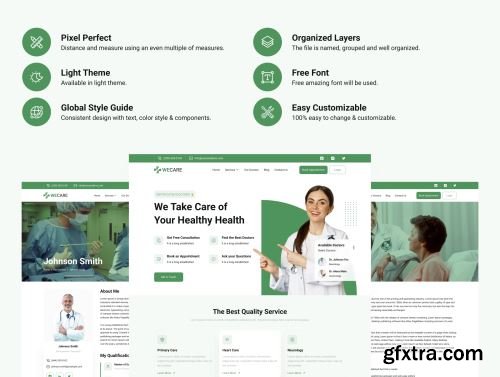 Healthcare Medical Web UI Kit Ui8.net