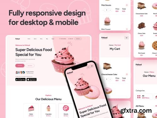 Fofood - Food Shop Web Templates Ui8.net