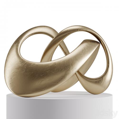 Abstract sculpture Mobius