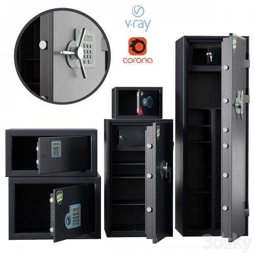 Set of safes