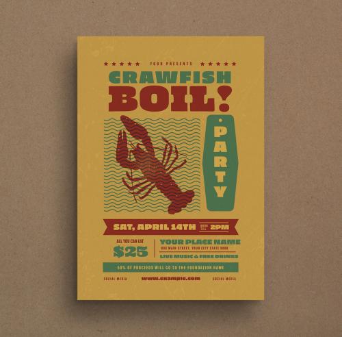 Crawfish Boil Event Flyer Layout - 282492336