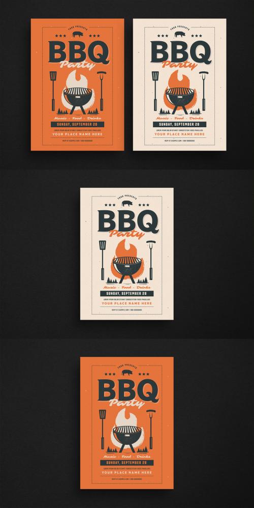 BBQ Party Event Flyer Layout - 282492344