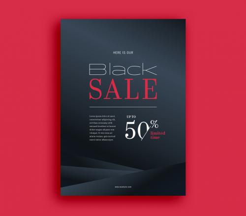 Black Friday Sale Flyer Layout - 282694977