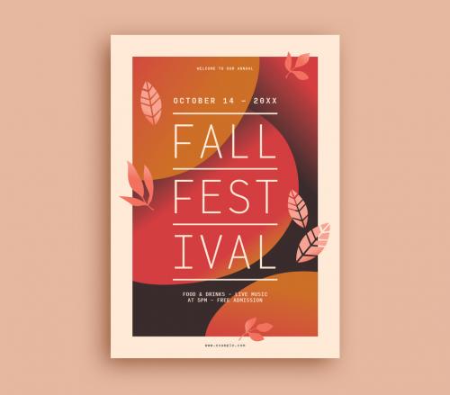 Fall Festival Flyer Layout - 282697737