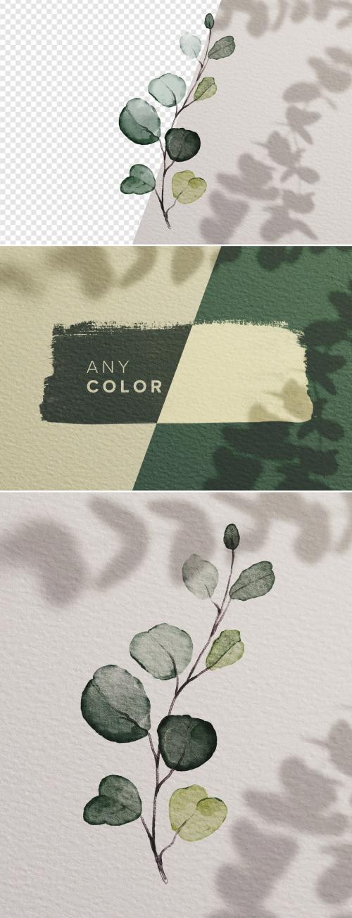 Paper Fresco with Gesso Mockup - 283567722