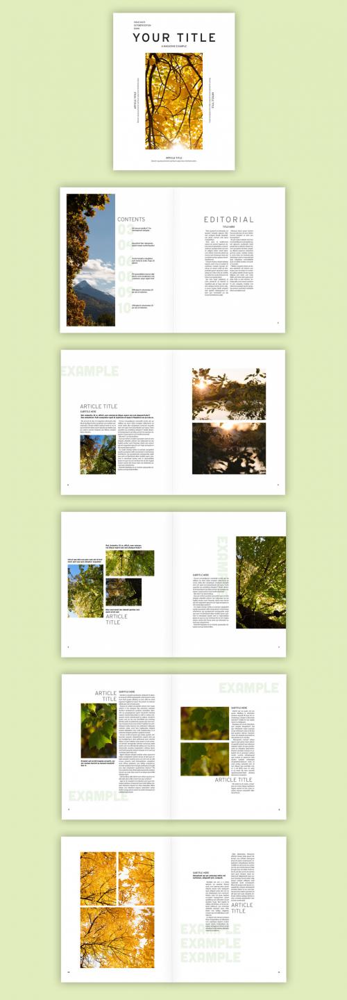 Minimalist Magazine Layout - 283772656