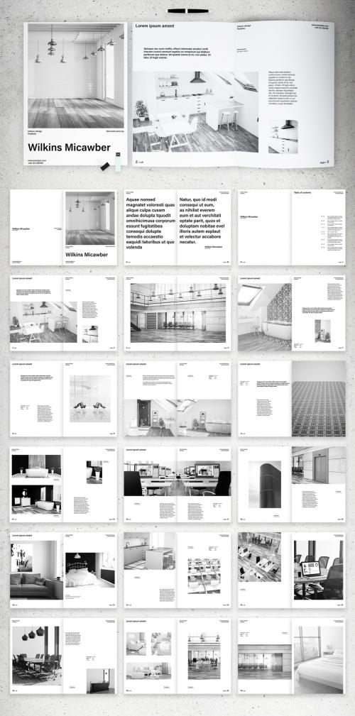 Black and White Portfolio Layout - 284400515