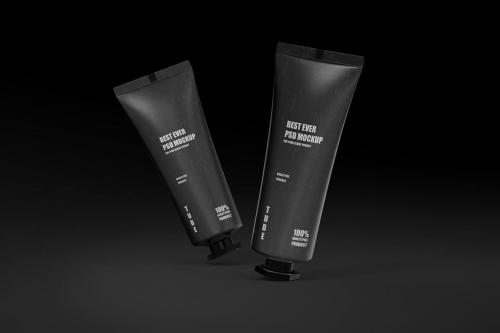 Cosmetic Tube PSD Mockup