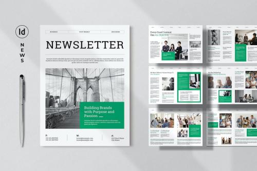 News Letter Brochure Layout