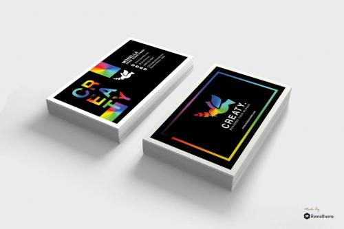 Creaty - Creative Event Business Card HR