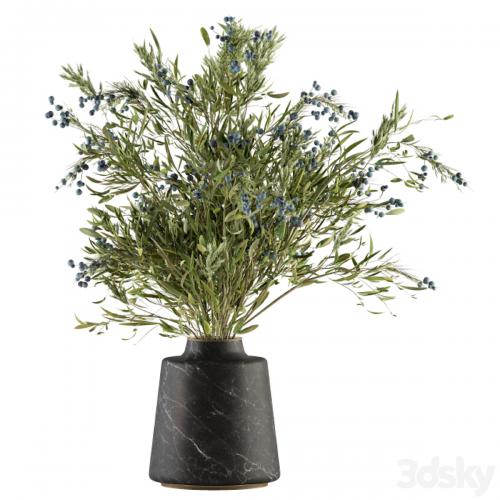 Bouquet - Green Branch in vase 54