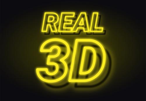 3D Neon blur Tube Text Effect - 286346465
