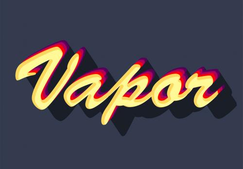 Retro Brush Script Text Effect - 286346540