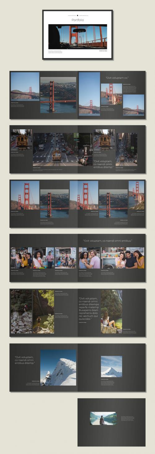 Dark Portfolio Layout - 286579301