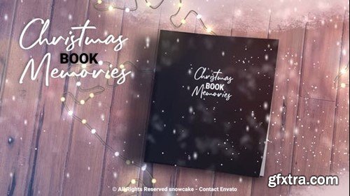 Videohive Christmas Book Memories 49350585