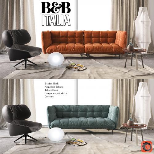 B &amp; B Italia Sofa Husk