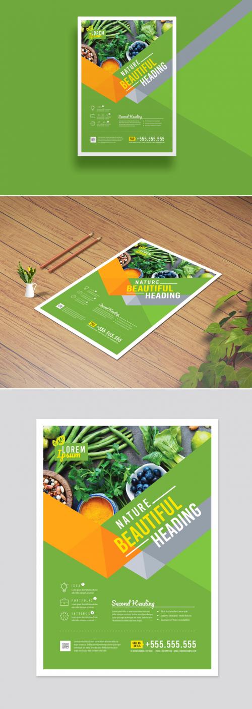 Green Corporate Flyer Layout - 286585947