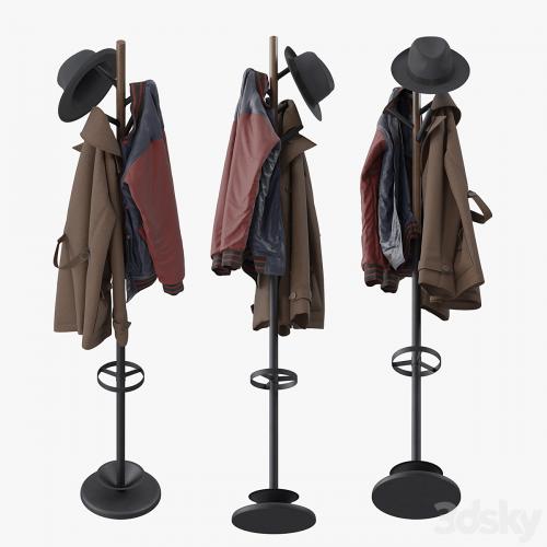 Coat Rack with Umbrella