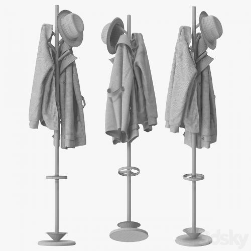 Coat Rack with Umbrella