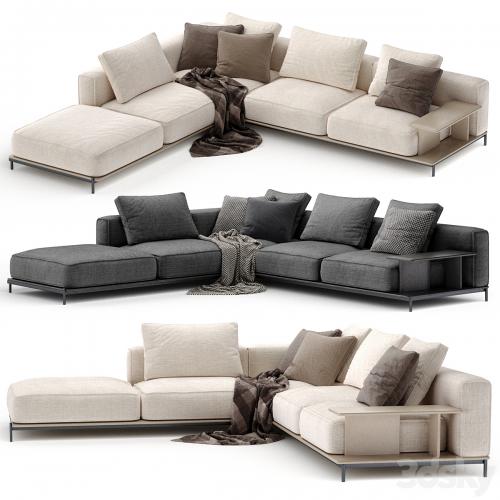 Corner sofa Brera from Poliform