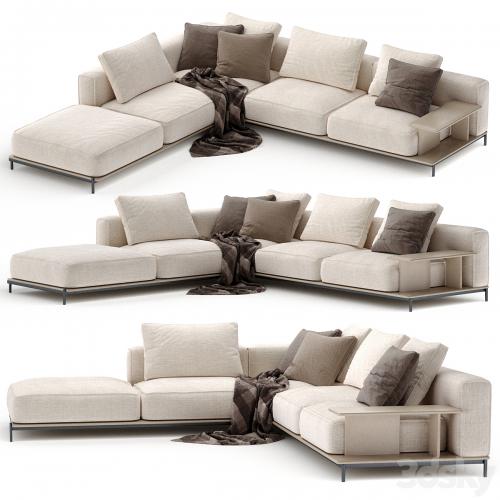 Corner sofa Brera from Poliform