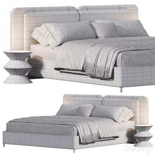 Tatlin soft bed By Minotti