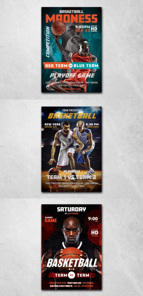 Basketball Game Event Flyer Layout - 286940867