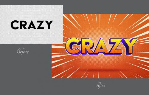 Crazy Editable Text Effect