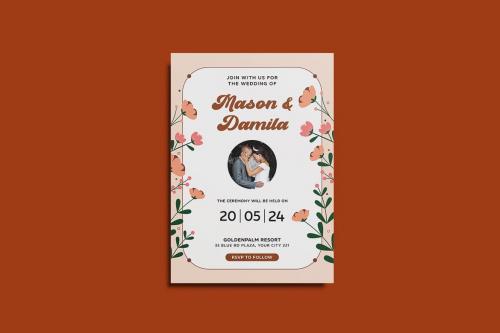 Brownie Wedding Invitation Template