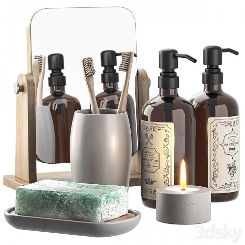 Decorative bathroom set