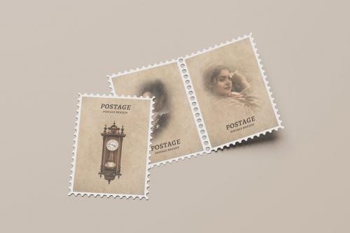 Postage Stamp Mockup