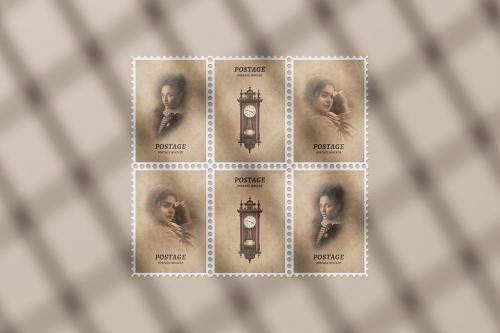 Postage Stamp Mockup