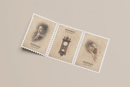 Postage Stamp Mockup