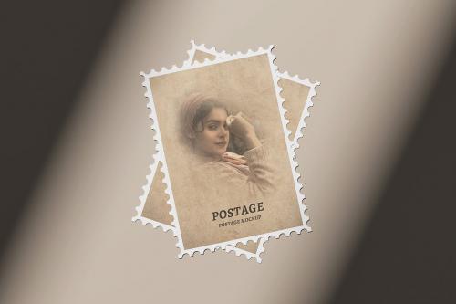 Postage Stamp Mockup