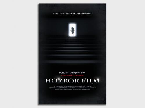 Horror Movie Poster Layout - 288216168