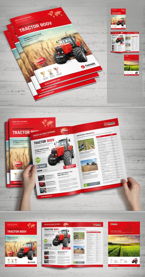 Red and White Product Brochure - 288739700