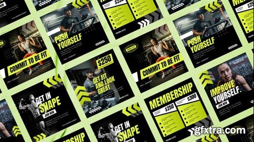 Videohive Impron Gym Instagram Posts 49409405