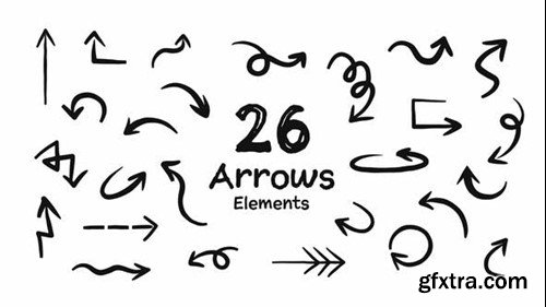 Videohive Hand Drawn Arrows 49410920