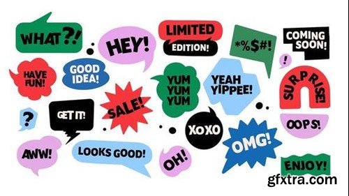 Videohive Simple Speech Bubbles 49409683