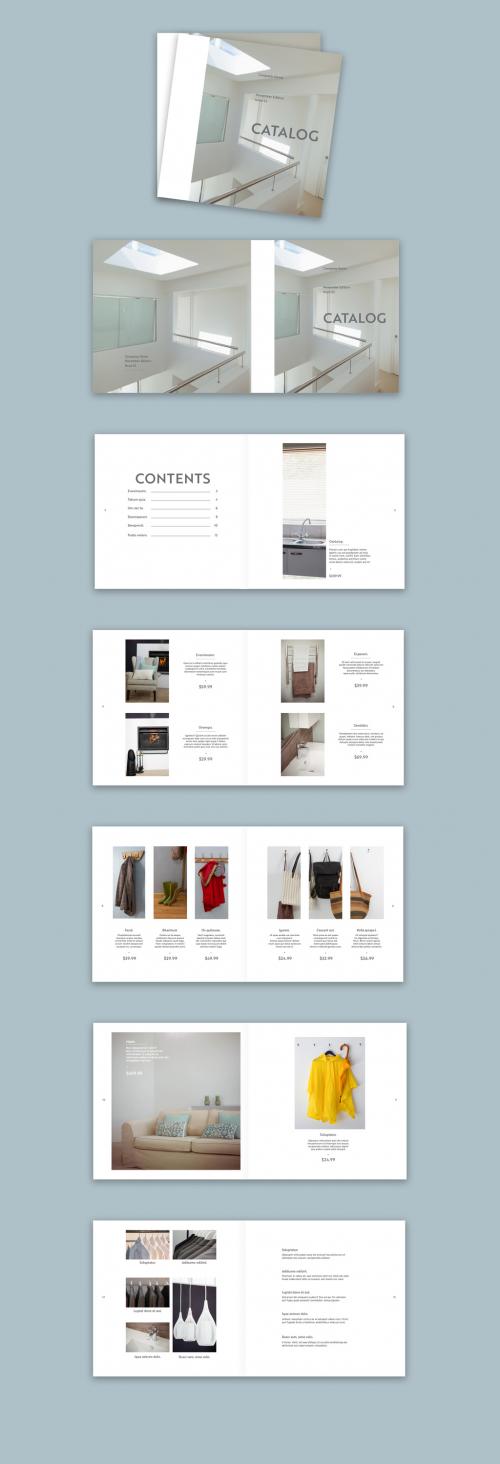 Minimalist Square Catalog Layout - 290329702