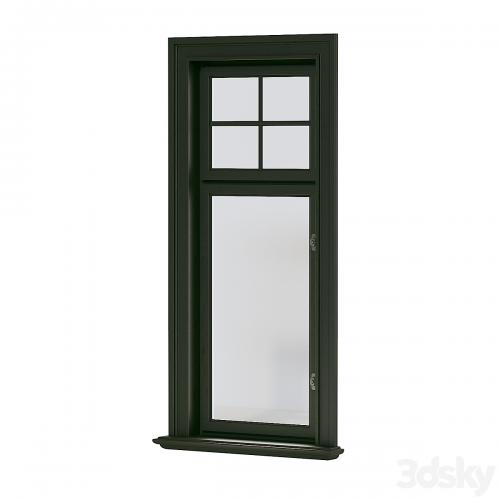 Set of scandinavian windows