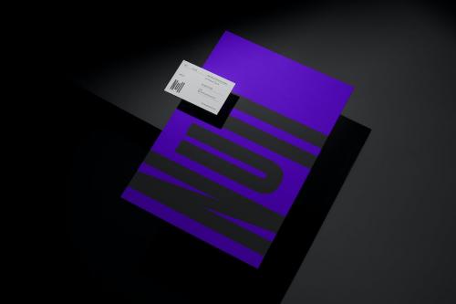 Business Card and Letterhead Mockup