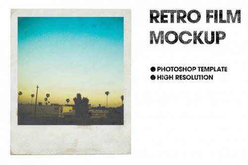 Retro Film Mockup