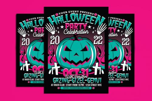 Halloween Party Celebration Flyer