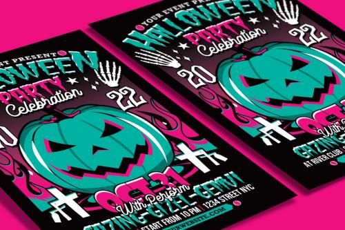 Halloween Party Celebration Flyer