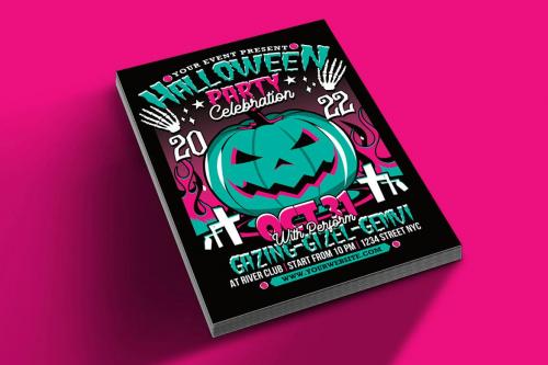 Halloween Party Celebration Flyer