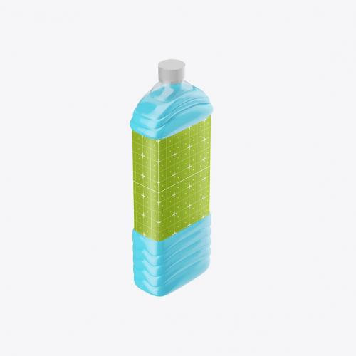 Plastic Liquid Bottle Mockup